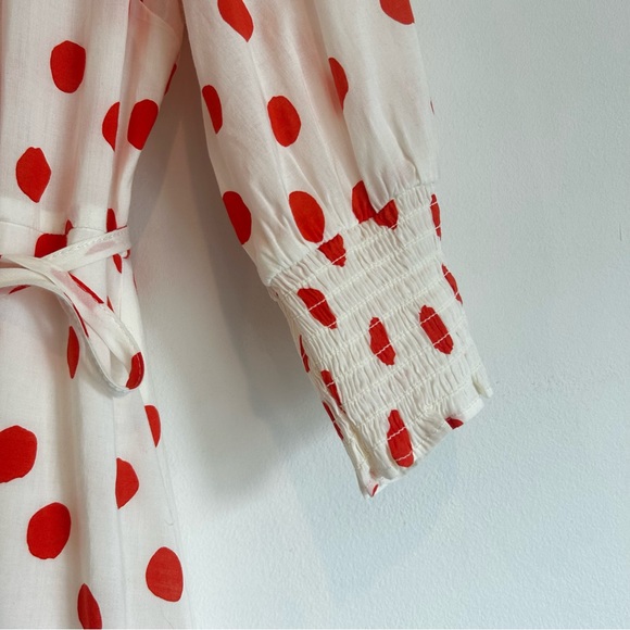 Rixo, Sumer spring dress, polka dot red and white. - Picture 3 of 7